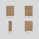 Hirado Sideboard Hallway Table Shoe Cabinet - Natural - Extra Image