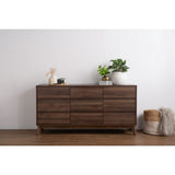 Hirado Sideboard Buffet - Cocoa - Rear View