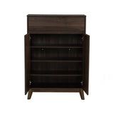 Hirado Sideboard Hallway Table Shoe Cabinet - Cocoa - Low Angle