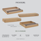 Hirado Sideboard Hallway Table Shoe Cabinet - Cocoa - Extra Image