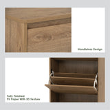 Hirado Tall Shoe Cabinet - Natural - Extra Image