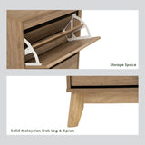 Hirado Tall Shoe Cabinet - Cocoa - Extra Image