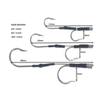 Swimerz Jigging & Trolling Hooks, 180 Double, 6/0, Qty 3
