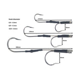 Swimerz Jigging & Trolling Hooks, 180 Double, 6/0, Qty 3 - Front View
