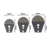 Artizan Swim Jig Blade, 21 x 16mm, Small, 10 pack - Front View