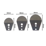 Artizan Swim Jig Blade, 25mm x 18mm, Medium, 10 pack