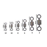 Swimerz Rolling Swivels, Size 8, 20 pack - Front View
