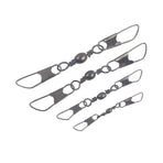 Swimerz Double Snap Barrel Swivels, Size 8, 15 pack