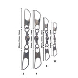 Swimerz Double Snap Barrel Swivels, Size 12, 20 pack - Front View