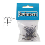Swimerz Striker Trebles Size 4, 12 pack - Front View