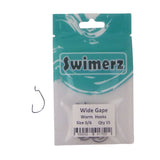 Swimerz 0/6 Wide Gape Worm Hook 15 Pack - Front View
