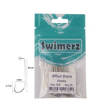 Swimerz 3/0 Offset Shank Jig Hook 25 Pack - Side View