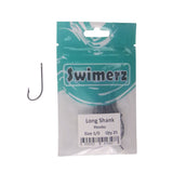 Swimerz 1/0 Long Shank Worm Hook 25 pack - Front View