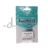 Swimerz 1/0 Long Shank Worm Hook 25 pack - Side View