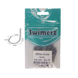 Swimerz 4/0 Offset Circle Hook 25 pack - Side View