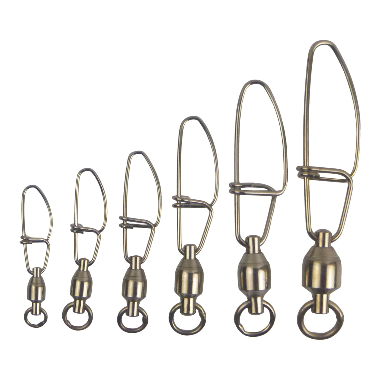 Swimerz HD Ball Bearing Swivels with Crosslock Snap, Size 4, 17 pack