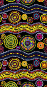 BSTC Head Socks, River Trees - Front View