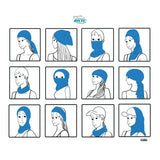 BSTC Head Socks, Stripes - Side View