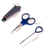Rig Ezy Braid Scissors and Hook Removal Tool Kit - Side View