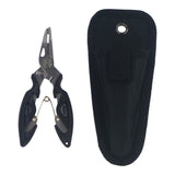 Rig Ezy Split Ring Pliers, Offset, Black - Side View