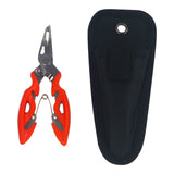 Rig Ezy Split Ring Pliers, Offset, Orange - Front View