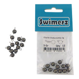 Swimerz 3 Gram Cheburashka Clip-On Jig Head 12 Pack - Side View