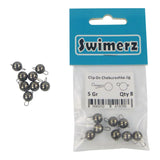 Swimerz 5 Gram Cheburashka Clip-On Jig Head 8 Pack - Side View