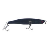 Toppu Mizzu Sidewinder Bent Minnow, 95mm, Carbon - Front View