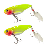 Finesse Feather Blade, Chartreuse, 55mm, 2 Pack
