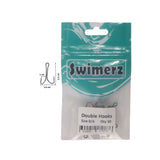 Swimerz Size 4 Extra Strong Double Hook 10 Pack - Side View