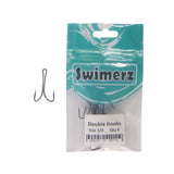 Swimerz Size 1/0 Extra Strong Double Hook 8 Pack - Front View
