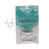 Swimerz 1/0 Octopus Circle Hooks, 25 pack - Side View