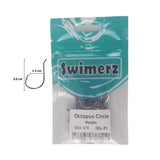 Swimerz 3/0 Octopus Circle Hooks, 25 pack - Side View