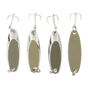 Finesse Chrome Kaster Jig, 7 Grams. Pack of 4 Jigs