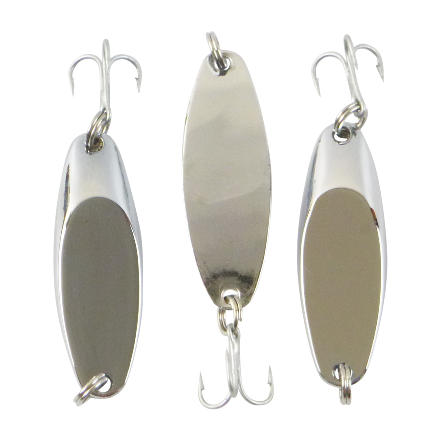 Finesse Chrome Kaster Jig, 14 Grams. Pack of 3 Jigs.