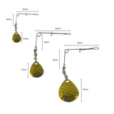 Swimerz Jig Spinner, Small, Hammered Brass, 5 Pack - Front View