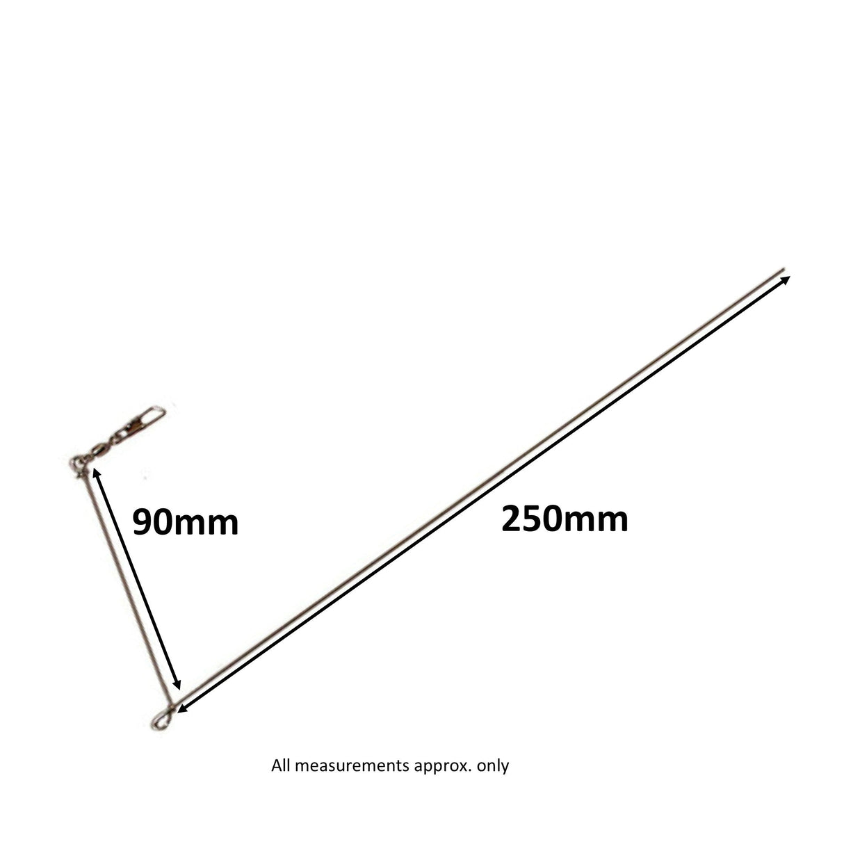 Artizan Bottom Bounce Spinnerbait Form, Closed Eye, 8 pack