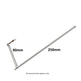 Artizan Bottom Bounce Spinnerbait Form, Closed Eye, 8 pack - Front View