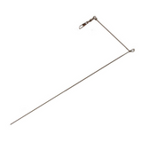 Artizan Bottom Bounce Spinnerbait Form, Closed Eye, 8 pack - Side View