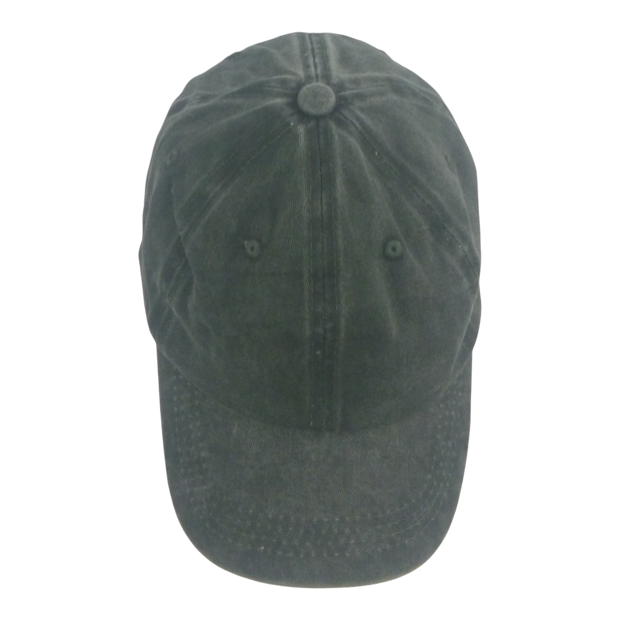 BSTC 6-Panel Baseball Cap, Distressed Cotton, Green