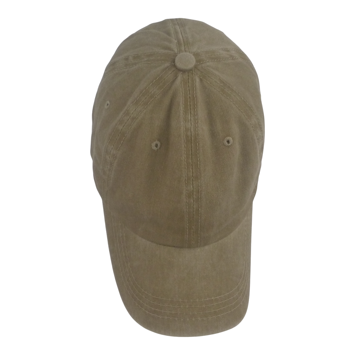 BSTC 6-Panel Baseball Cap, Distressed Cotton, Tan