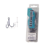 Swimerz Round Bend Trebles Size 2, 50 pack - Front View