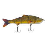 Finesse Naturals 4 Segment Swimbait, 110mm, Brown Trout