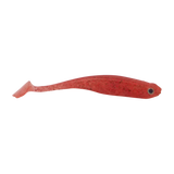 Swimerz Soft Shad 100mm Paddle Tail lure, Red Bug, 6 pack