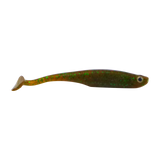 Swimerz Soft Shad 100mm Paddle Tail lure, Green Pumpkin, 6 pack