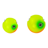 Finesse Kabura Slider Jig Head, 60gm, Lime Spider, 2 Pack