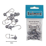 Swimerz Round Jig Head, 3/8 oz 2/0 Hook, 9 pack