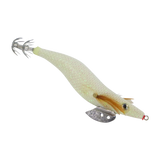 Finesse Rumoika Squid Jig, White Glow, size 3.5, 2 pack