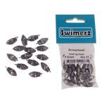 Swimerz 7gm Arrowhead Jig Head, 1/4oz, Lead, 15 pack