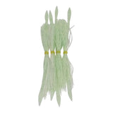 Dekoi Tailed Lure Skirts, Lumo White